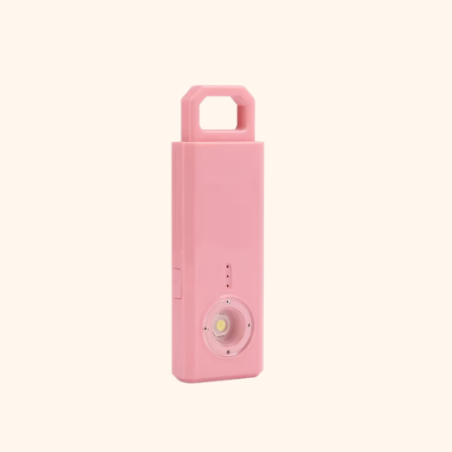 Rechargeable Personal Alarms - LED Light + 130db alarm