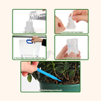 Instructions how to use watering plants while away